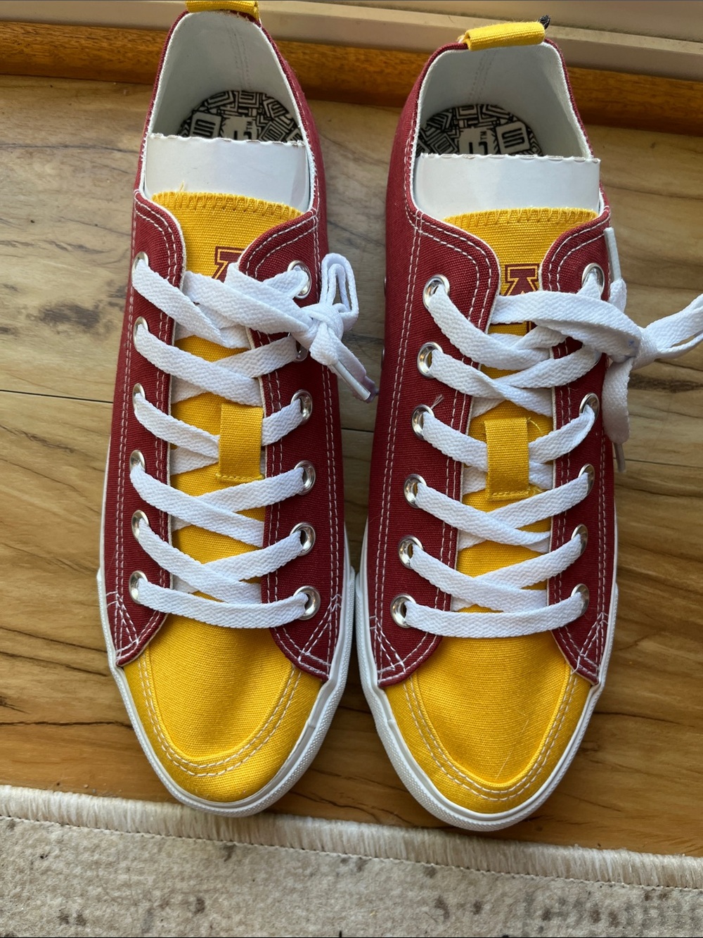 Unisex Minnesota Gopher Sneakers- NEVER WORN AND NEW WITHOUT BOX
